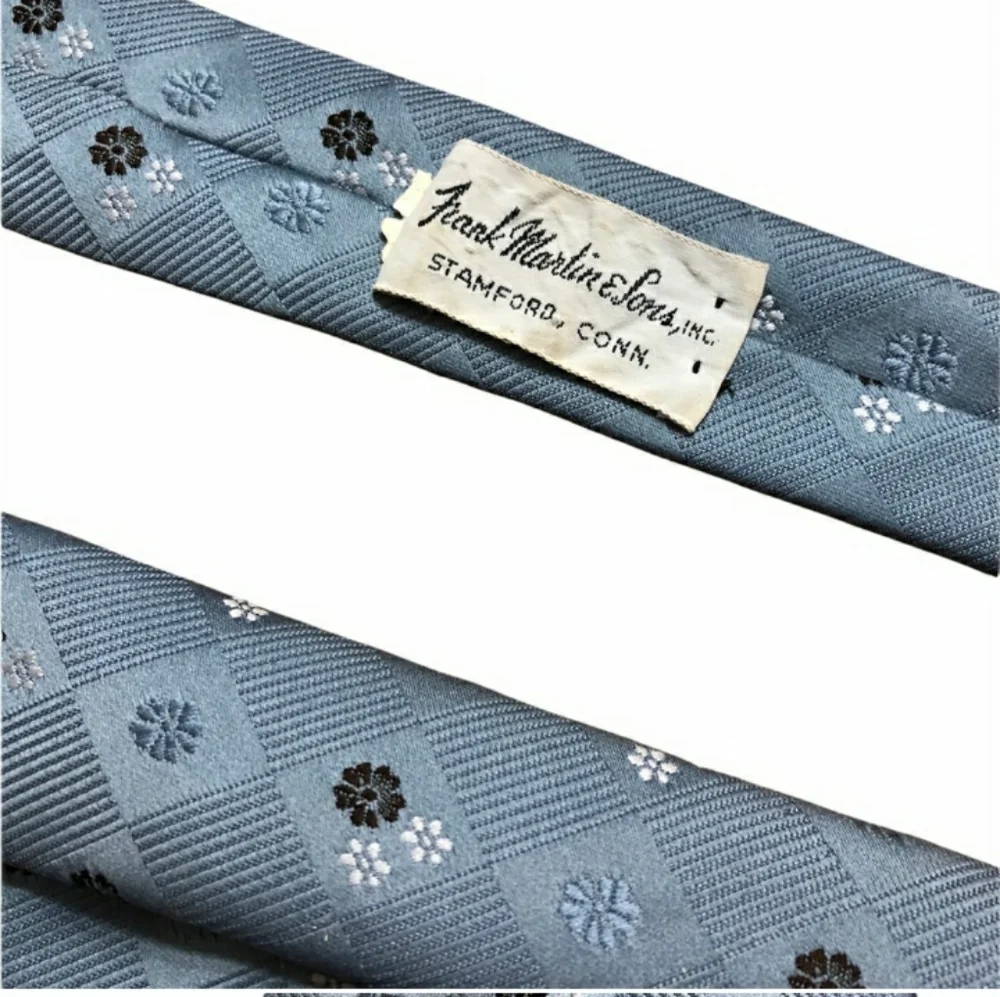 CHRISTIAN DIOR Cravates Blue tie - Picture 4 of 6